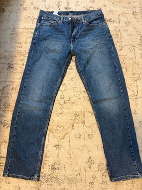 Levi's Men's Dark Blue Straight Jeans